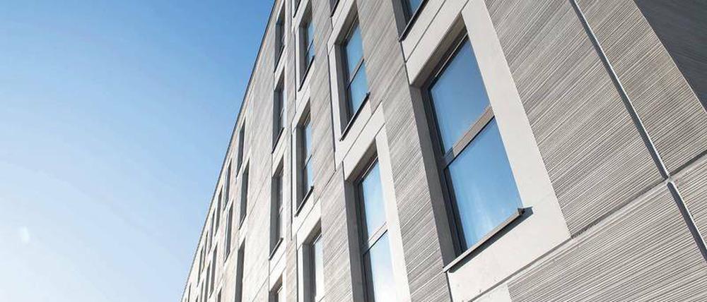 So ähnlich könnten auch die beiden neuen Flüchtlingsunterkünfte in Steglitz-Zehlendorf aussehen - diese steht in Marzahn-Herllersdorf.