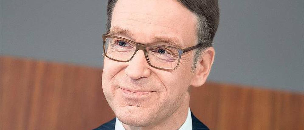 Jens Weidmann. Der Bundesbank-Präsident legte den Geschäftsbericht in Frankfurt am Main vor.