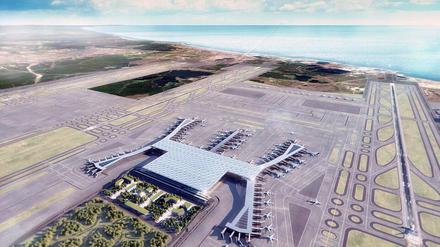 Sechs Start- und Landebahnen: Istanbul erhält den größten Flughafen der Welt.