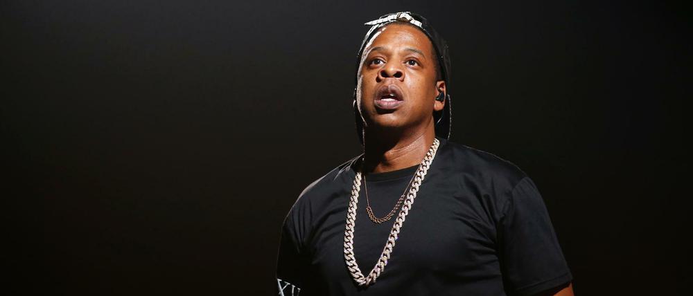 Der Rapper Jay-Z bei seinem Konzert in Paris 2017.