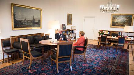 Bundespräsident Frank-Walter Steinmeier wäre am Zug, wenn die Groko nicht gelingen sollte. Zunächst müsste ihn die Kanzlerin amtlich über die Lage unterrichten.