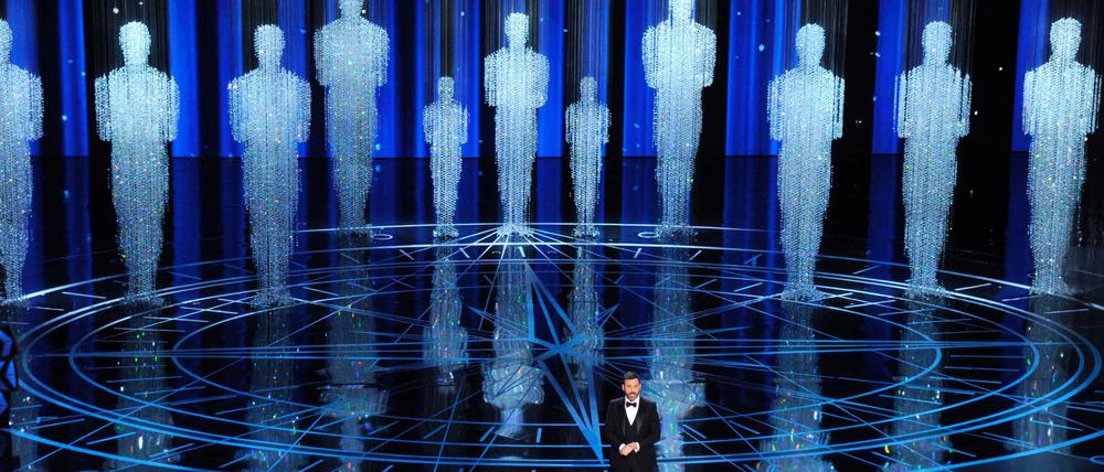 Der US-Talkmaster Jimmy Kimmel moderiert die Verleihung der Oscars dieses Jahr zum zweiten Mal.