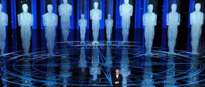 Der US-Talkmaster Jimmy Kimmel moderiert die Verleihung der Oscars dieses Jahr zum zweiten Mal.