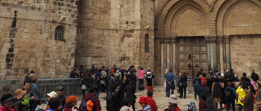 Wieder zugänglich: Die Grabeskirche in der Altstadt von Jerusalem
