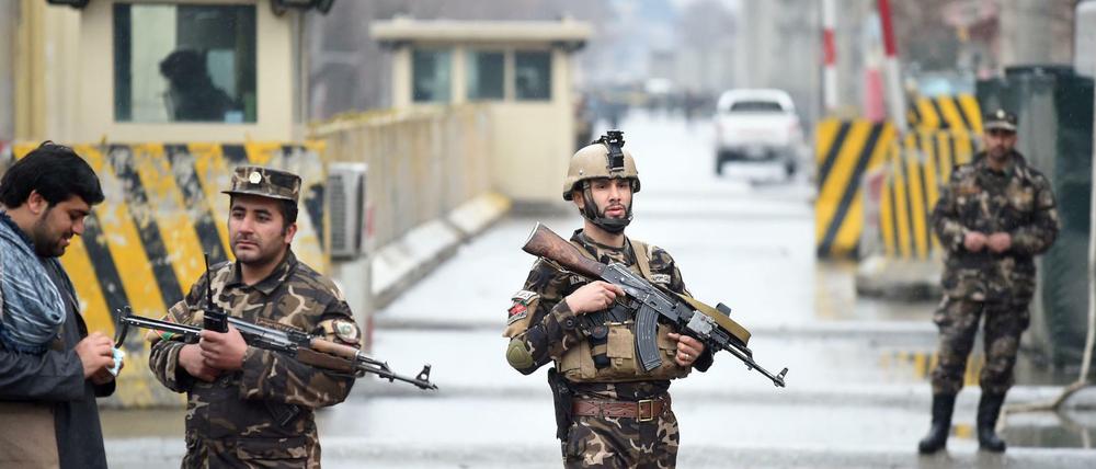 Terrorgefahr in Kabul. Immer wieder verüben die Taliban Anschläge.