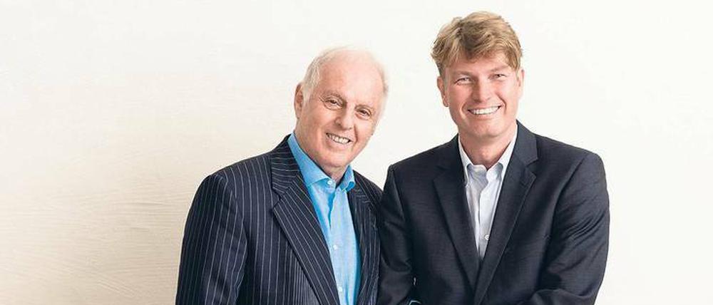 Teamplayer. Ole Baekhoej (r.) mit Daniel Barenboim.