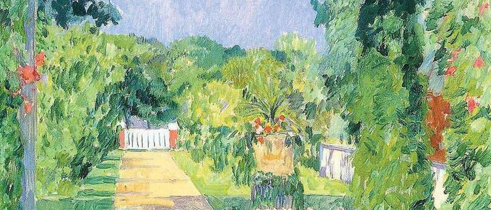 Architektur als Vorbild. Max Clarenbachs "Aus meinem Garten", um 1912.