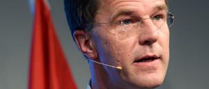 Der niederländische Regierungschef Mark Rutte am Freitag in Berlin.