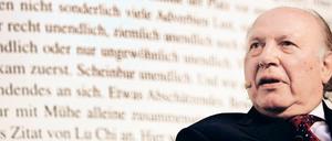 Der ungarische Literaturnobelpreisgewinner Imre Kertész, der im März 2016 starb.