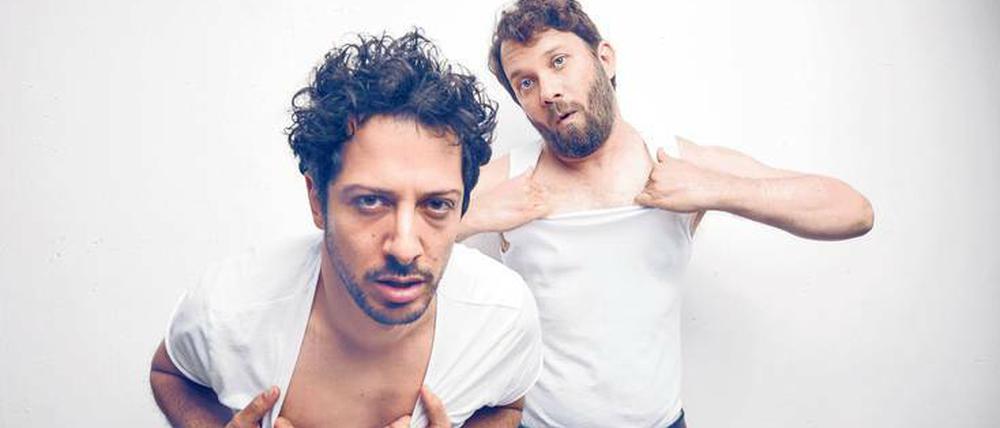 Fahri Yardim (links) und Christian Ulmen bitten zur zweiten Staffel von „Jerks“.