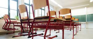 Ein leeres Klassenzimmer (Symbolbild).
