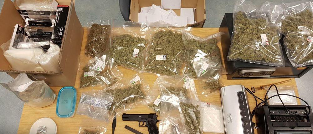 Der Fund der Berliner Polizei in einer Friedrichshainer Wohnung