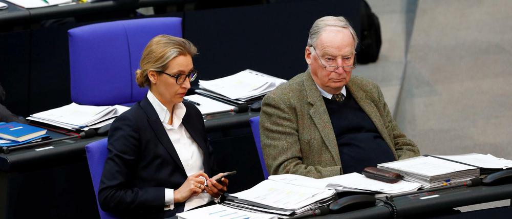 Die AfD-Fraktion im Bundestag.