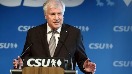 Horst Seehofer: scheidender Ministerpräsident von Bayern und künftiger Bundesinnenminister.