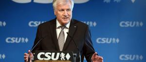 Horst Seehofer: scheidender Ministerpräsident von Bayern und künftiger Bundesinnenminister.
