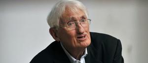 Sorgt sich um Europa und erteilt der SPD Ratschläge: Sozialphilosoph Jürgen Habermas will Sigmar Gabriel im Kabinett sehen.