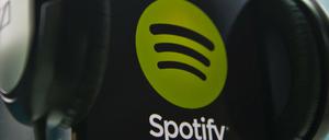 Die App Spotify auf einem iPad. Der weltgrößte Musikstreaming-Dienst startet den lange erwarteten Börsengang.