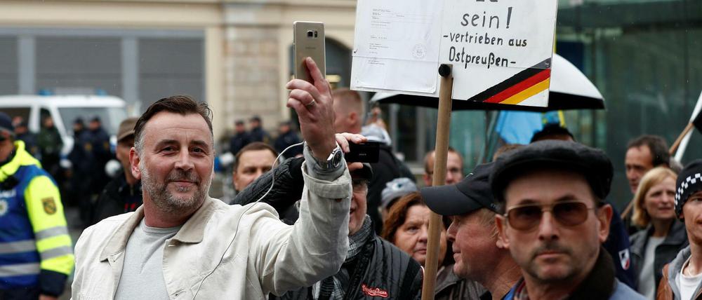 Pegida-Demonstration in Dresden (Archivbild).