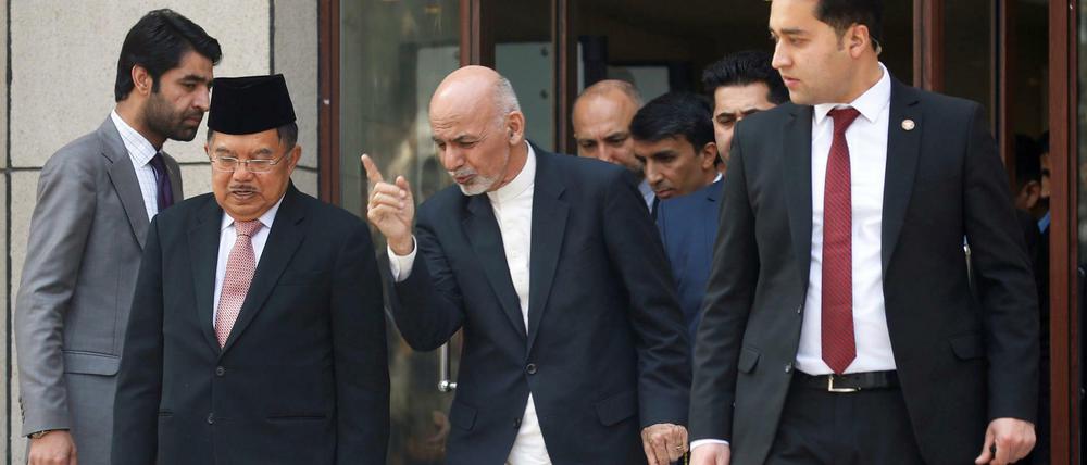 Mutiger Schritt: Afghanistans Präsident Ashraf Ghani hat den Taliban angeboten, sie als politische Kraft anzuerkennen.
