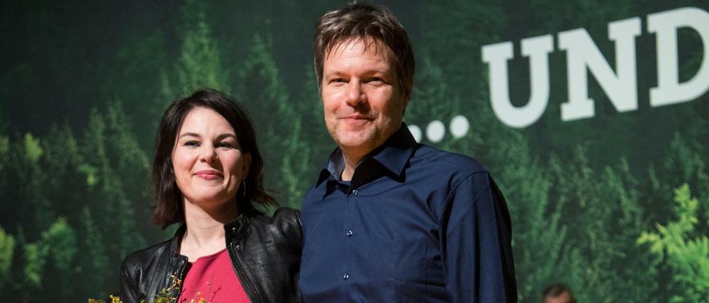 Die neuen Grünen-Vorsitzenden Annalena Baerbock und Robert Habeck bauen die Parteizentrale um. 