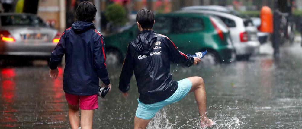 Am 29. Juni 2017 fielen in Berlin 150 Liter Regen pro Quadratmeter.