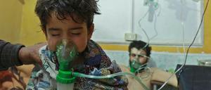 Atemnot. Auch Syriens Opposition wirft dem Regime vor, Chemiewaffen zu nutzen. Erst vor Kurzem soll in Ost-Ghouta Chlorgas zum Einsatz gekommen sein.