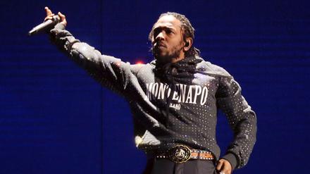 Der amerikanischer Rapper Kendrick Lamar, 30.