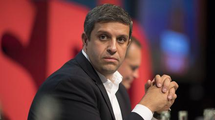 Raed Saleh beim Landesparteitag der Berliner SPD im November 2017.