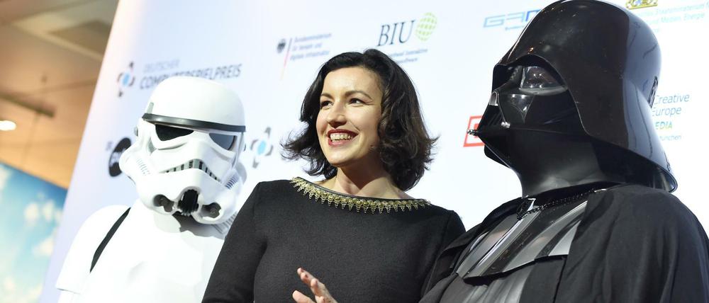 Staatsministerin für Digitales: Dorothee Bär (CSU), hier auf einer Computerspielmesse (Archivbild).