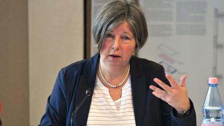 Wohnsenatorin Katrin Lompscher (Die Linke).