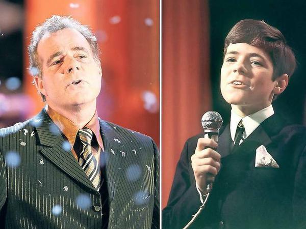 Der niederländische Schlagerstar Hendrik Simons alias Heintje 2015 und 1967