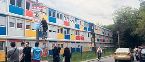 Insgesamt wurden 26 Angriffe auf Flüchtlingsunterkünfte registriert.