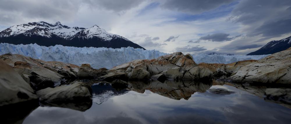 Ein Sinnbild für die Klimakrise: der Perito-Moreno-Gletscher im Nationalpark Los Glaciares in der Nähe von El Calafate.