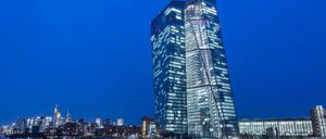 Die Europäische Zentralbank (EZB) in Frankfurt.