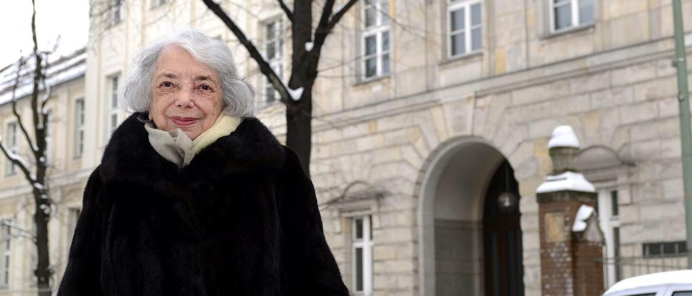 Margot Friedländer, Überlebende des Holocausts. Nach ihr ist der Preis benannt, der jährlich an Schulen vergeben wird.