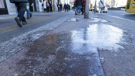 Vorsicht Glatteis! Vor einer Woche herrschte auf den Berliner Straßen Ausnahmezustand.