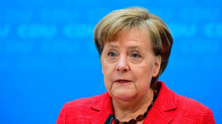 Bundeskanzlerin Angela Merkel (CDU).