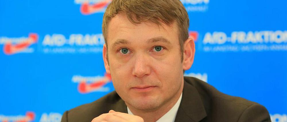 AfD-Politiker André Poggenburg (AfD). 