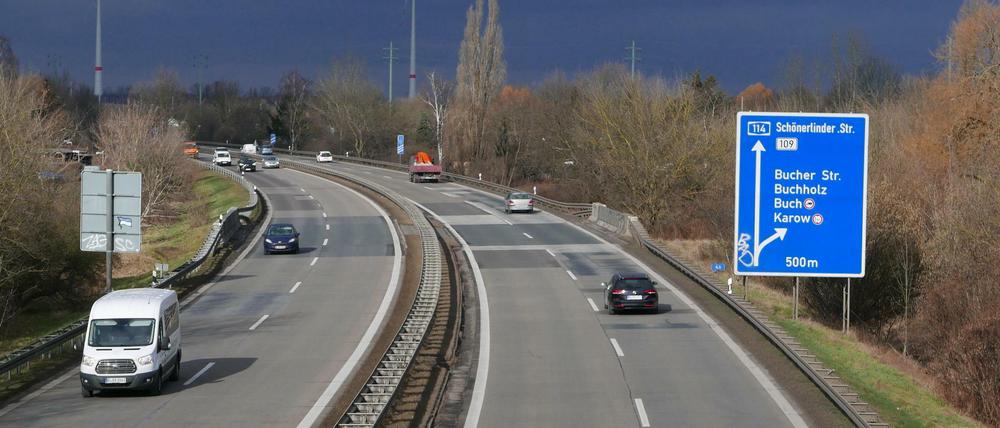 Noch rollt es auf der A114 auf zwei Spuren. Ab dem 19. März gibt es für knapp zwei Jahre pro Richtung nur eine Spur.