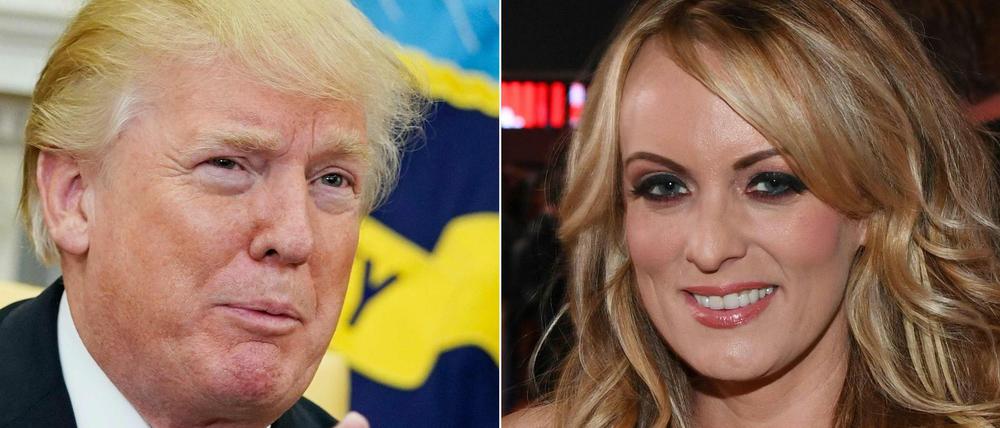 US-Präsident Donald Trump und Porno-Darstellerin Stormy Daniels