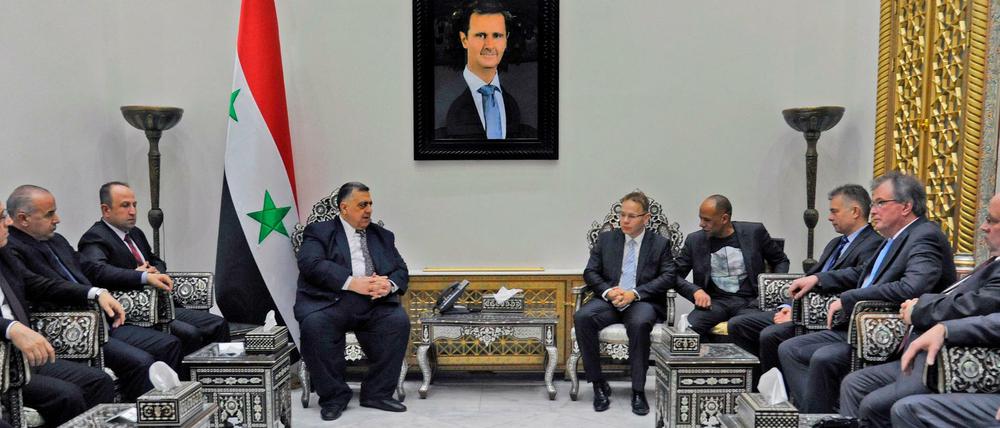 Willkommen in Damaskus: AfD-Politiker zu Besuch in Syrien