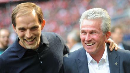 Haben gut lachen: Thomas Tuchel und Jupp Heynckes (r.), hier im Jahr 2012. 