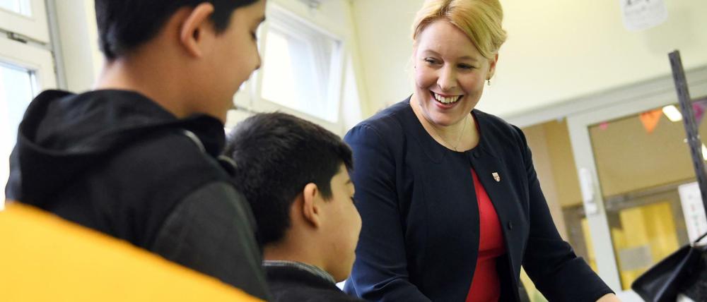 Die neue Hoffnung der SPD: Die künftige Familienministerin Franziska Giffey.