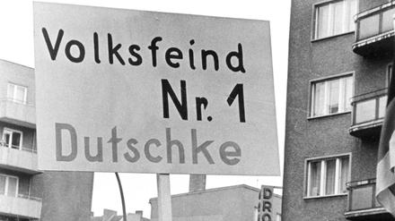 Auch die Gegner der Studentenbewegung gingen 1968 auf die Straße.
