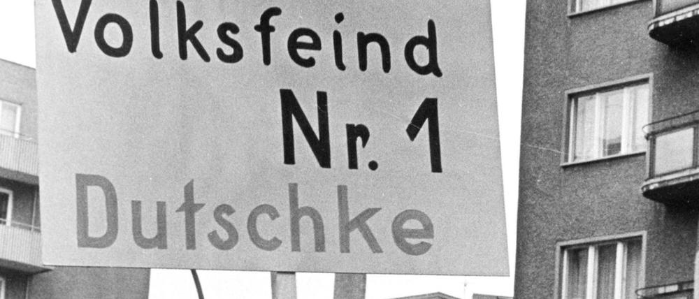 Auch die Gegner der Studentenbewegung gingen 1968 auf die Straße.