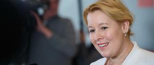 Familienministerin Franziska Giffey: "Sicherheit auf der Straße, eine Zukunft für die Kinder"