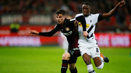 Leverkusen war meist einen Tick eher am Ball als die Gladbacher.