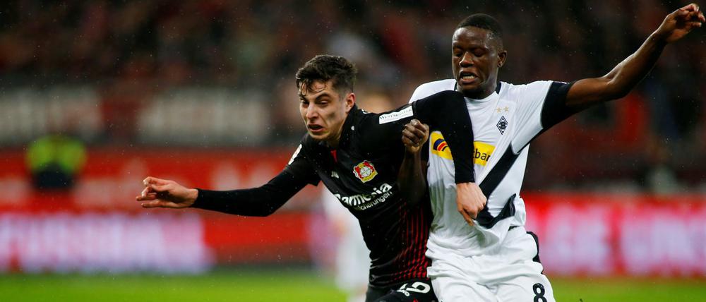 Leverkusen war meist einen Tick eher am Ball als die Gladbacher.