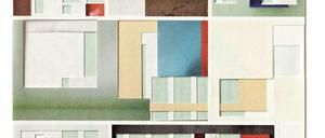 Derzeit im Bikini-Haus zu sehen: Collage von Anja Lutz aus Christine Hill: A Practial Guide to Understanding the Volksboutique Small Business, Galerie Eigen+Art, 2011.