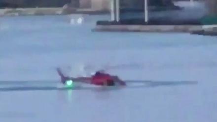 East River: Fünf Tote bei Hubschrauber-Absturz in New York City